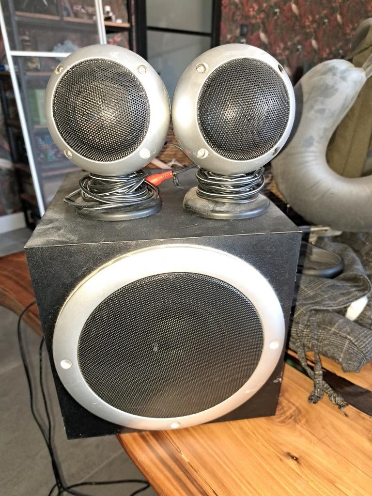 TCM  Speakerset met Subwoofer, Audio, Tv en Foto, Luidsprekers, Overige merken, Gebruikt, Ophalen of Verzenden, Complete surroundset
