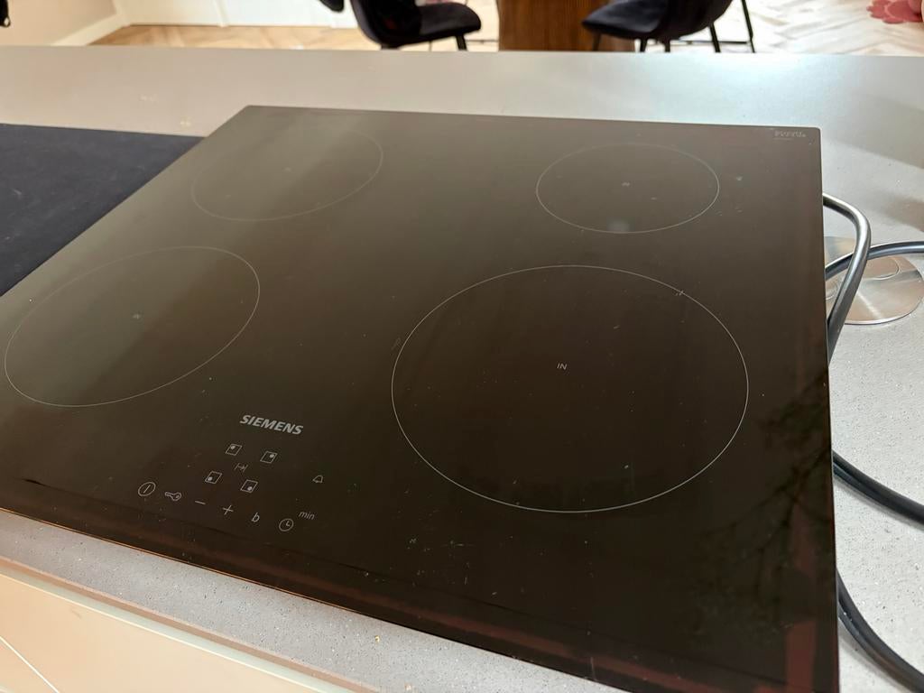 Siemens Inductiekookplaat EU631BEB2E, Ophalen, Gebruikt, 4 kookzones, Inbouw