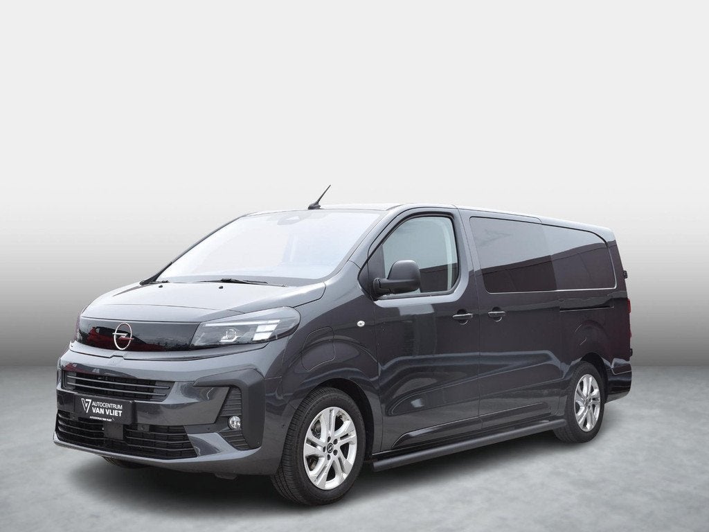 Opel Vivaro-e Electric L3 75 kWh DC | DUBBELE CABINE | BETIM, Auto's, 136 pk, Gebruikt, Leder, Opel