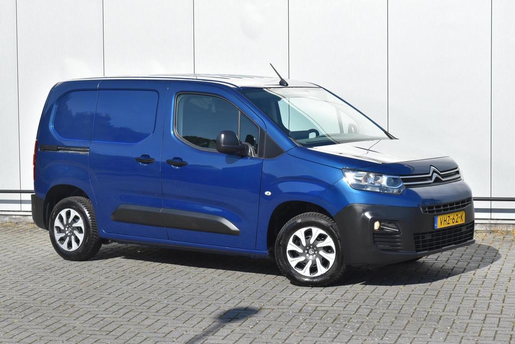 Citroen Berlingo 1.5 BlueHDI Airco Navi Cruise Apple Euro 6, Stof, Gebruikt, 4 cilinders, Citroën