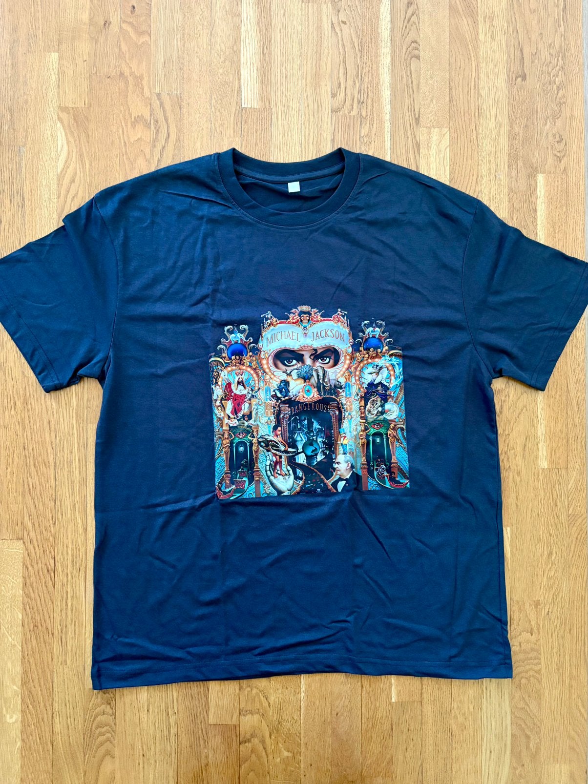 Michael jackson shirt dangerous tour 92, Ophalen of Verzenden, Nieuw, Zwart