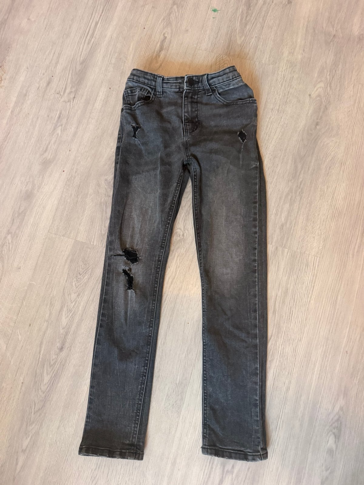 NEXT Skinny Jeans Zwart - Maat 140 (10 jaar), Ophalen of Verzenden, Gebruikt, Jongen of Meisje, Broek