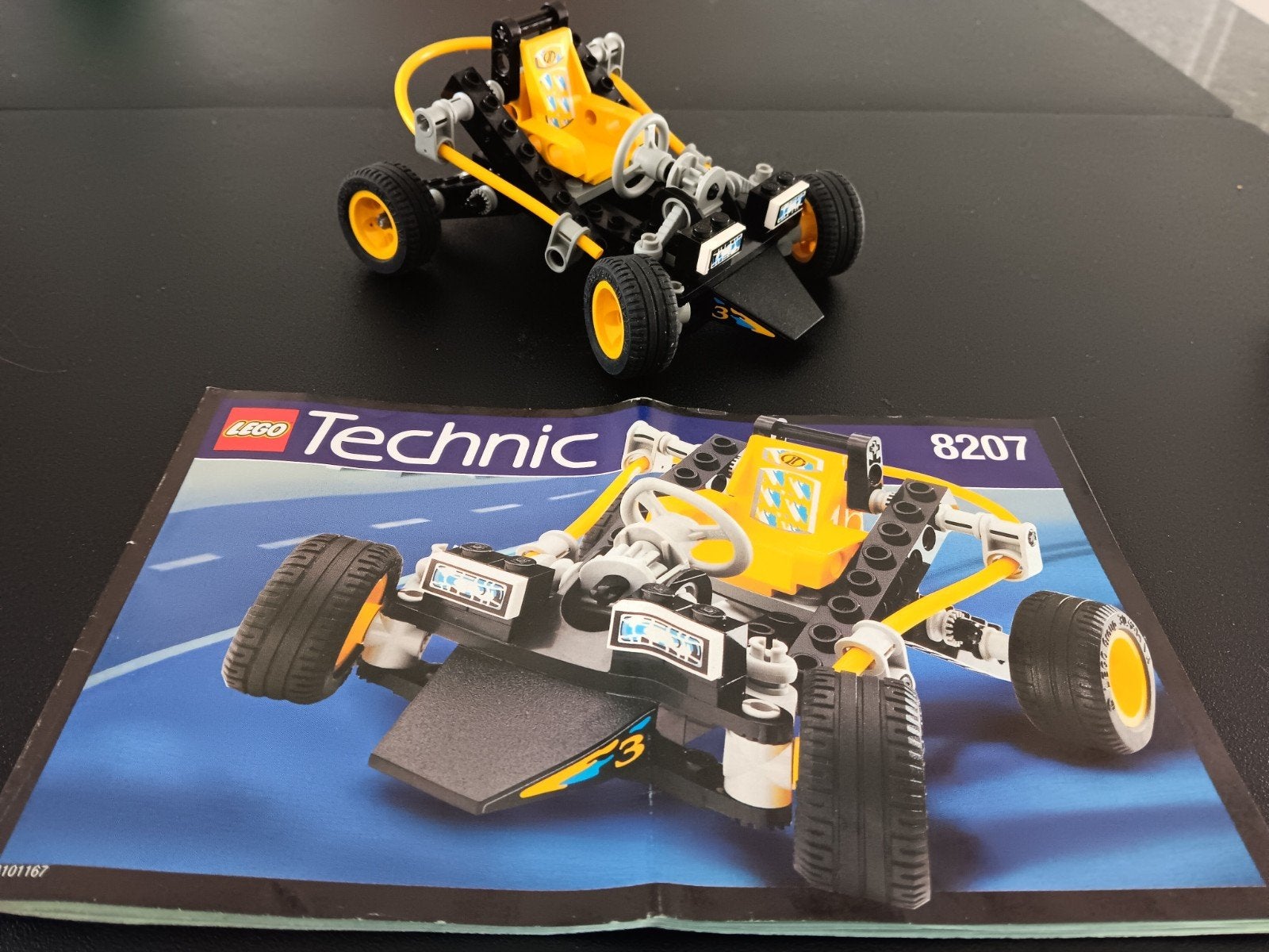 Lego Technic 8207 Racewagen met handleiding, Ophalen of Verzenden