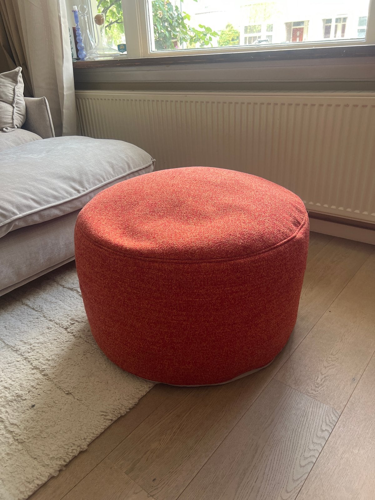 Nieuwe Fatboy poef - Oranje, Ophalen, Rond, Nieuw, Minder dan 50 cm
