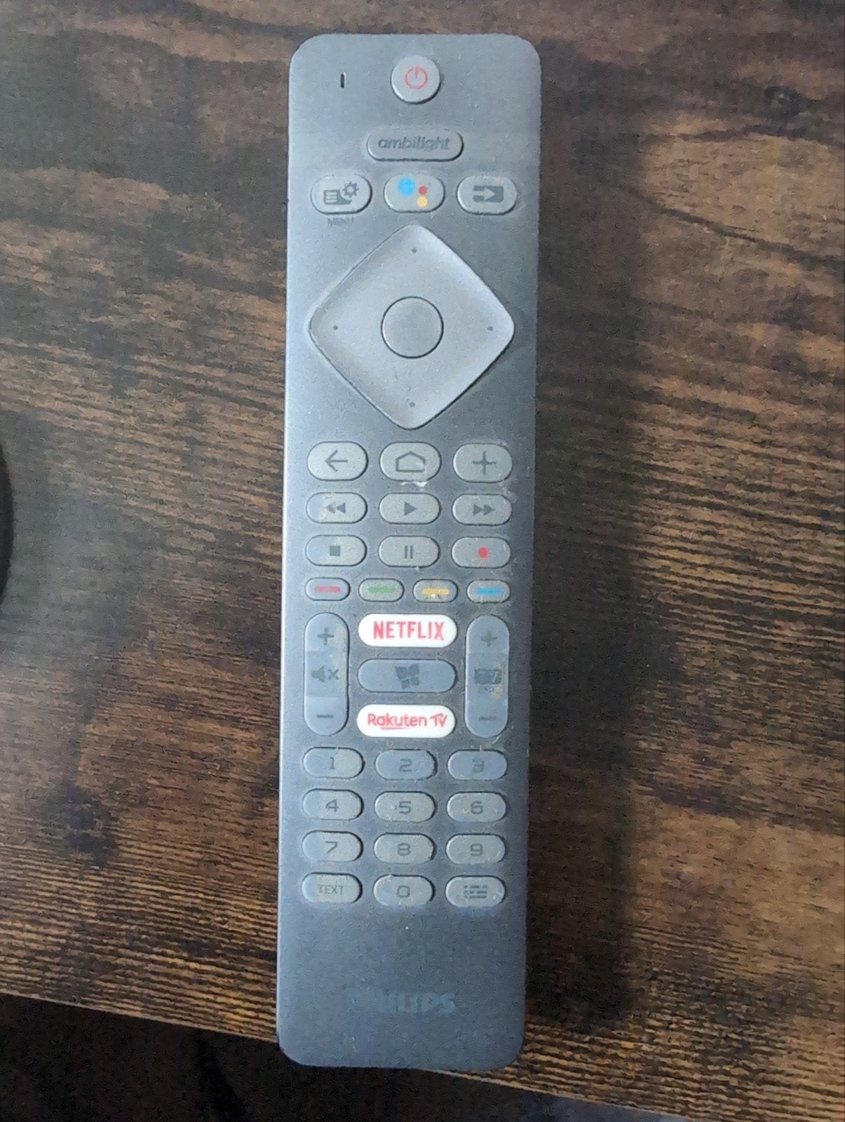 Philips afstandsbediening met Netflix en Rakuten TV knoppen, Ophalen of Verzenden, Gebruikt, Origineel, Tv