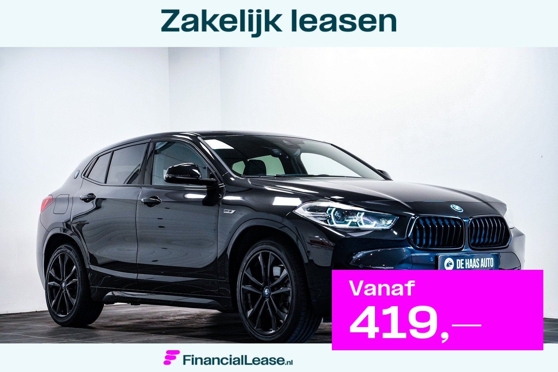 BMW X2 xDrive25e M Sport|Camera|Led|19 inch|Head up|Acc, Automaat, X2, Gebruikt, Zwart