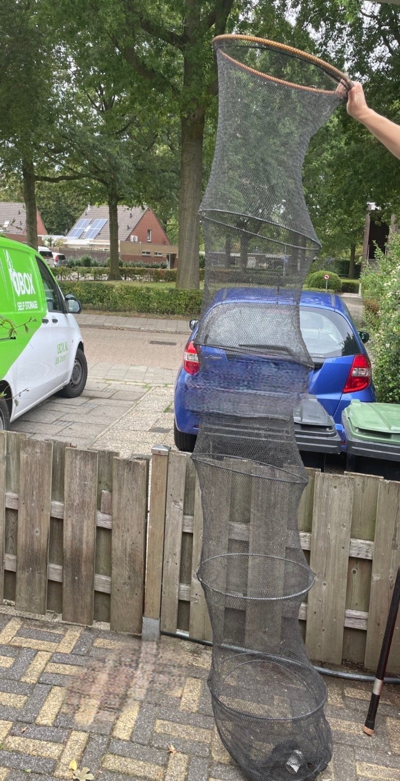 Leefnet 2 meter 10 lang, Ophalen of Verzenden, Gebruikt, Net of Fuik