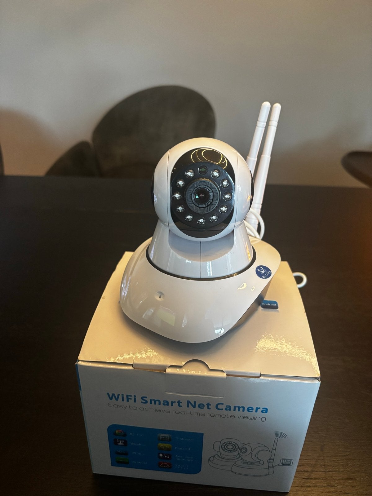 WiFi Smart Net Camera - Beveiligingscamera, Ophalen of Verzenden, Zo goed als nieuw, Binnencamera