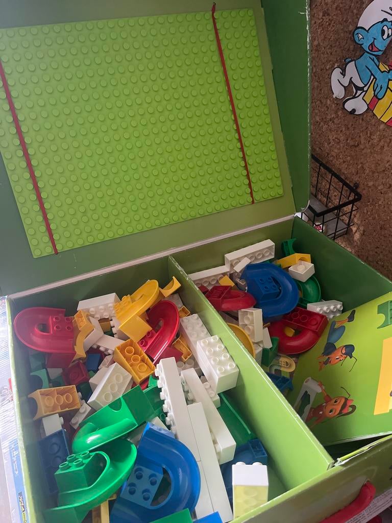 Hubelino knikkerbaan uitbreiding set, Ophalen of Verzenden, Gebruikt, Overige merken