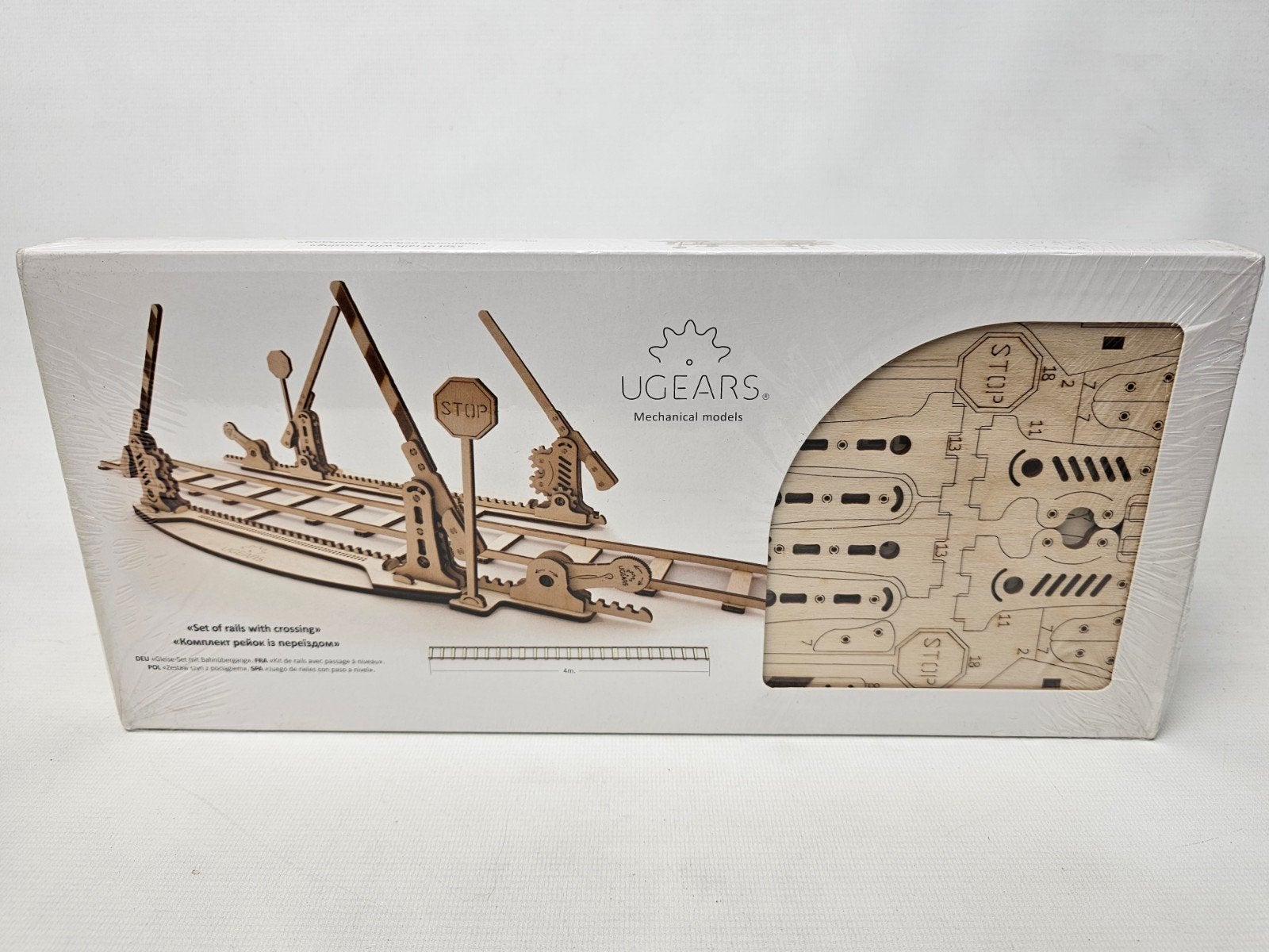 # Ugears Spoorwegovergang met 4 meter rails, Overige merken, Gelijkstroom, Overige typen, Nieuw