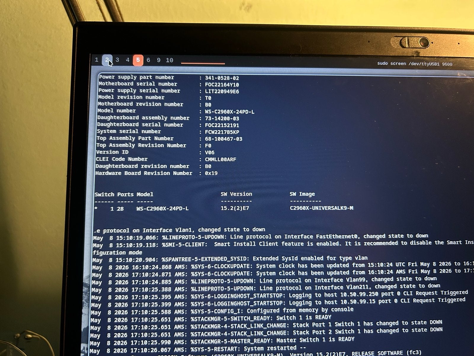 Cisco Catalyst 2960X-24PD-L Series Switches 3x werkend, Ophalen of Verzenden, Gebruikt