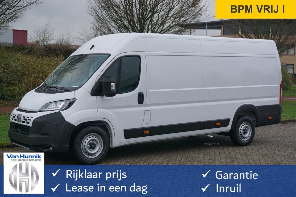 Fiat Ducato Maxi 35 2.2 180PK L4H2 EAT8 AUT BPM VRIJ! Airco,, 15 km/l, Gebruikt, 4 cilinders, LED verlichting
