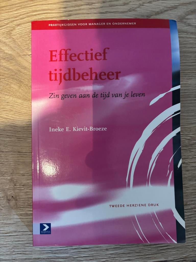 Effectief tijdbeheer: Zin geven aan de tijd van je leven, Boeken, Ophalen of Verzenden, Gelezen, Management