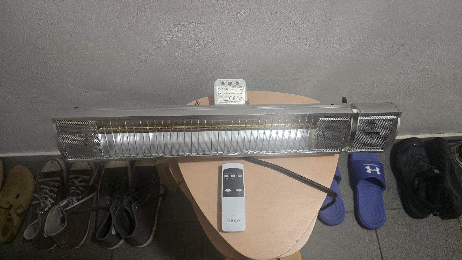 Eurom Golden 2200 Comfort RC Terrasverwarmer Elektrisch, Tuin en Terras, Terrasverwarmers, Ophalen of Verzenden, Zo goed als nieuw