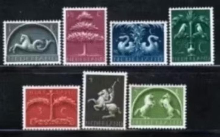 Nederland nvph 405 - 411 (pf), Verzenden, Na 1940, Postfris
