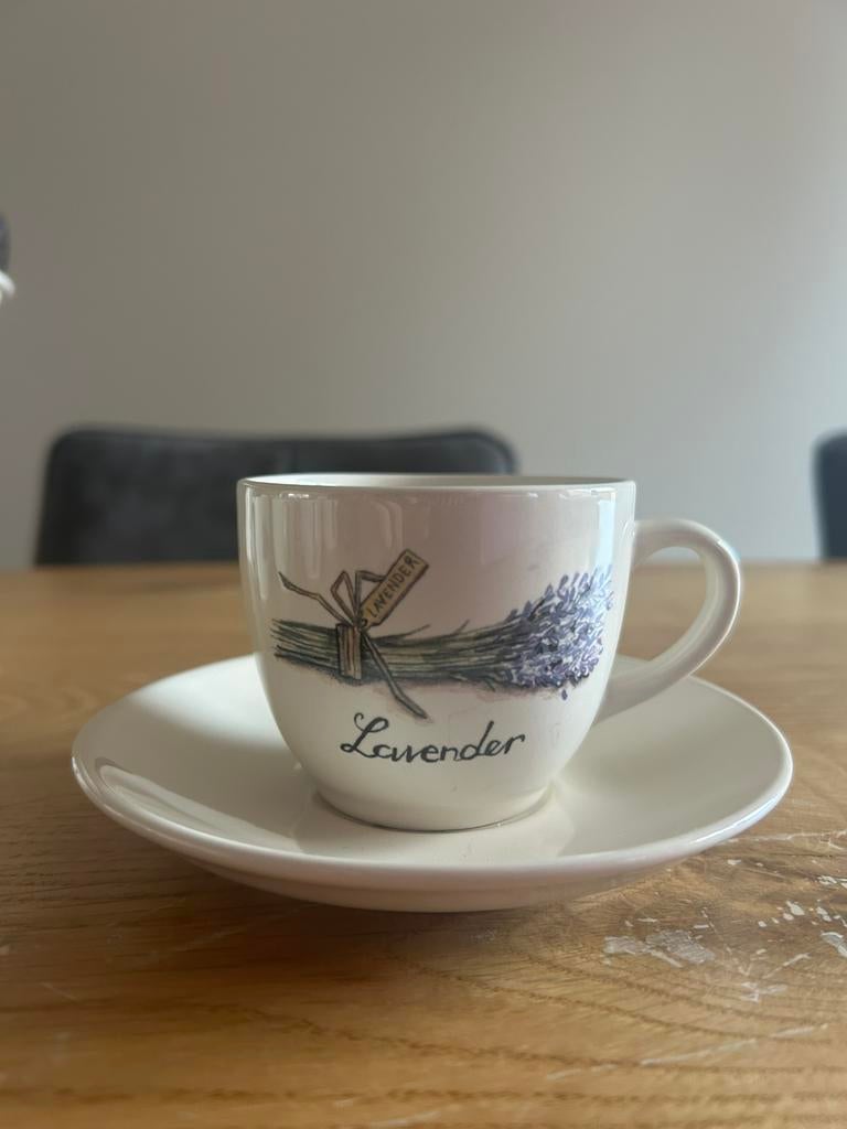 Lavendel servies van Jet by ter Steege, Ophalen, Keramiek, Zo goed als nieuw, Overige stijlen