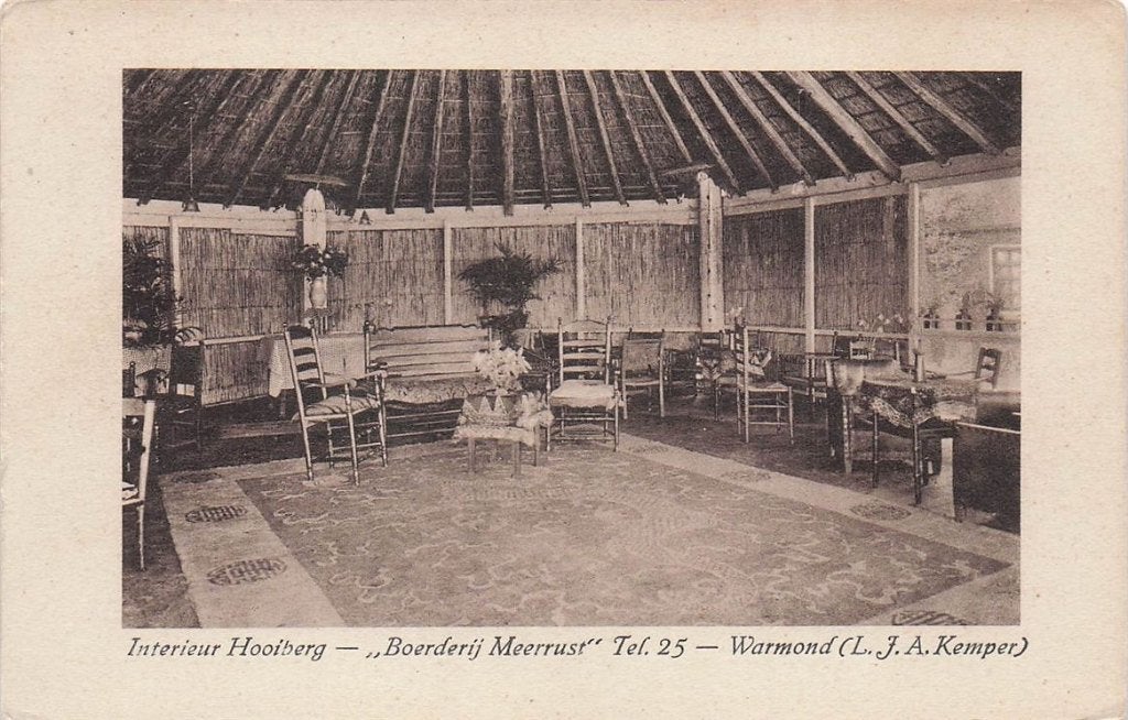 703-424-045 Interieur Hooiberg Boerderij Meerrust Warmond, Verzenden, Voor 1920, Zuid-Holland