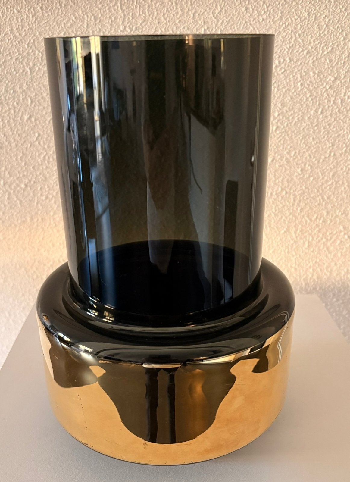 Pols Potten lobby vaas smoke gold 25,5 cm, Ophalen
