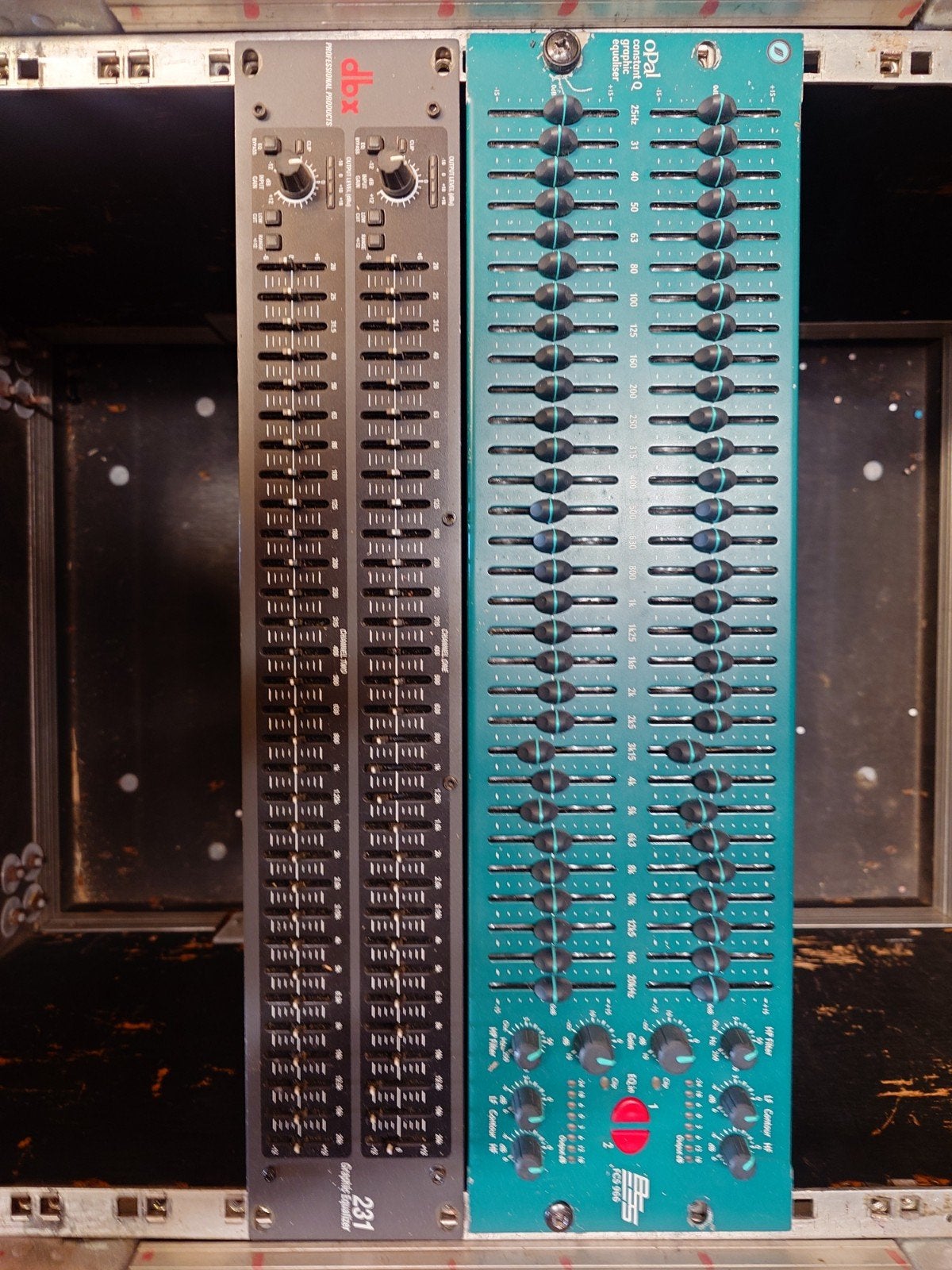 DBX 231 en BSS Opal Graphic Equalizers !opal gereserveerd!, Muziek en Instrumenten, Effecten, Ophalen, Gebruikt, Equalizer