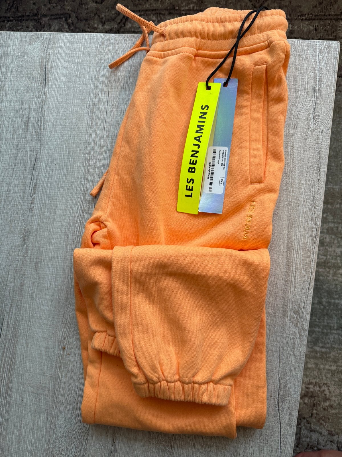 Les Benjamins Oranje Joggingbroek - Nieuw met kaartjes, Nieuw, Oranje, Ophalen of Verzenden, Maat 34 (XS) of kleiner