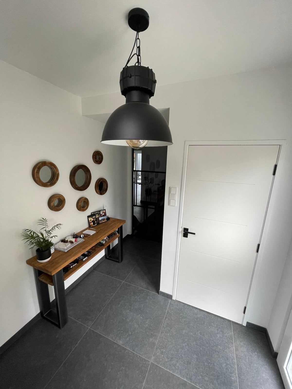 hanglamp van Loods 5 te koop., Ophalen of Verzenden, Zo goed als nieuw, Metaal, E27 (groot)