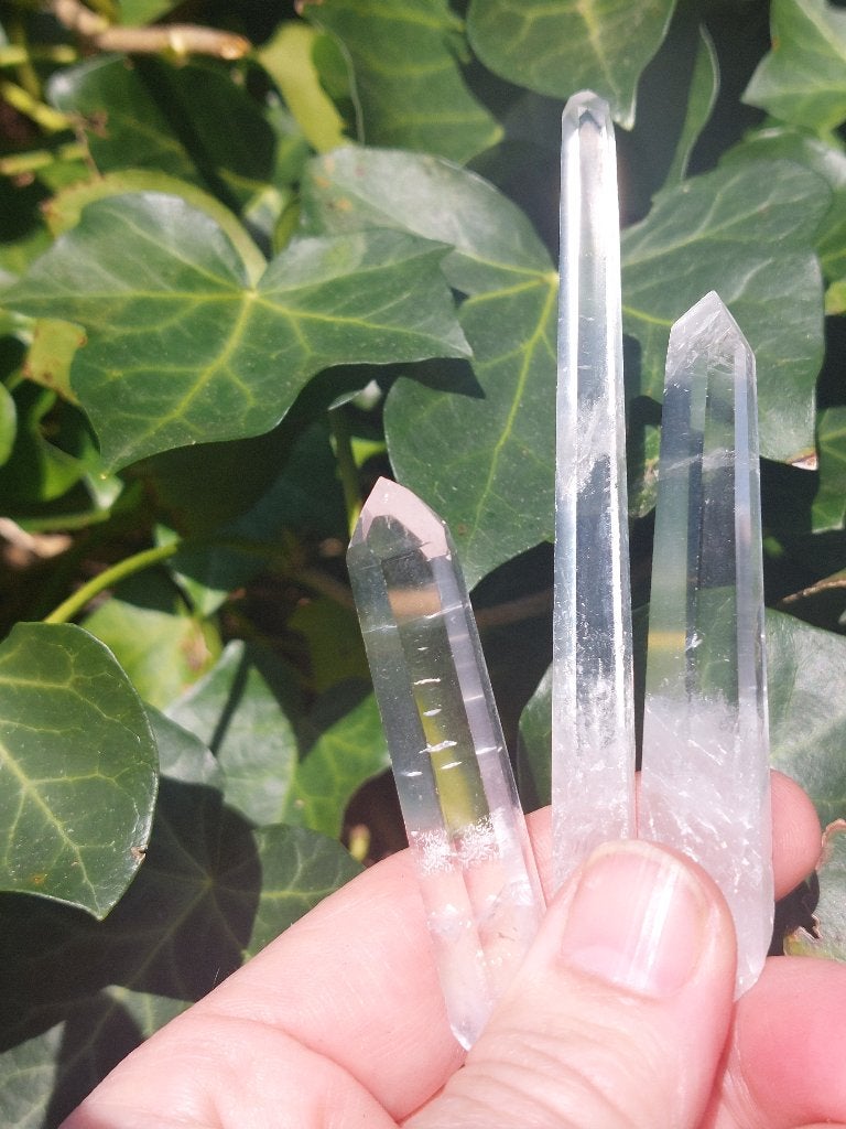 Heldere Laser Kristallen - Per stuk of set van 3, Verzamelen, Mineralen en Fossielen, Ophalen of Verzenden, Mineraal
