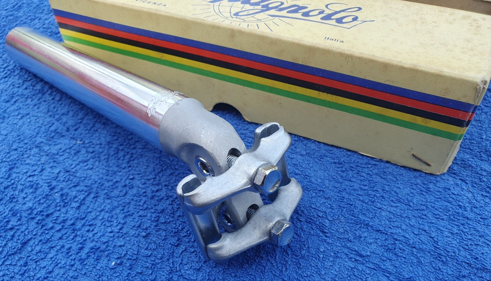 NOS Campagnolo Record zadelpen jaren 70, Fietsen en Brommers, Fietsonderdelen, Overige typen, Nieuw, Ophalen of Verzenden, Campagnolo Record