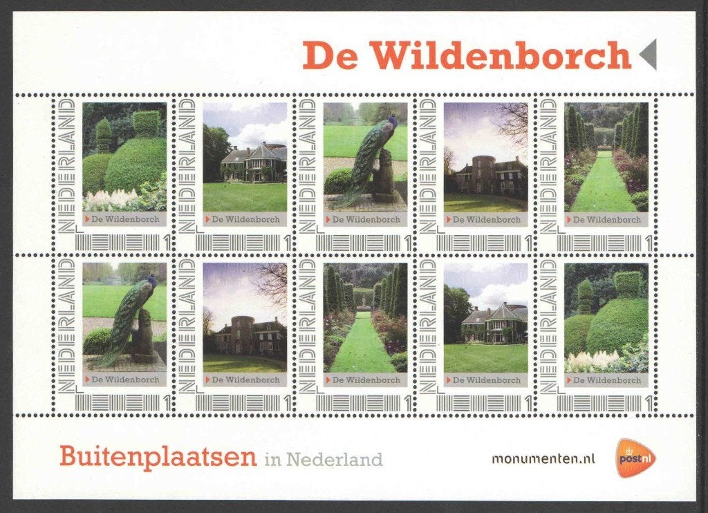 Postzegels Buitenplaatsen in Nederland: De Wildenborch, Ophalen of Verzenden, Na 1940, Postfris