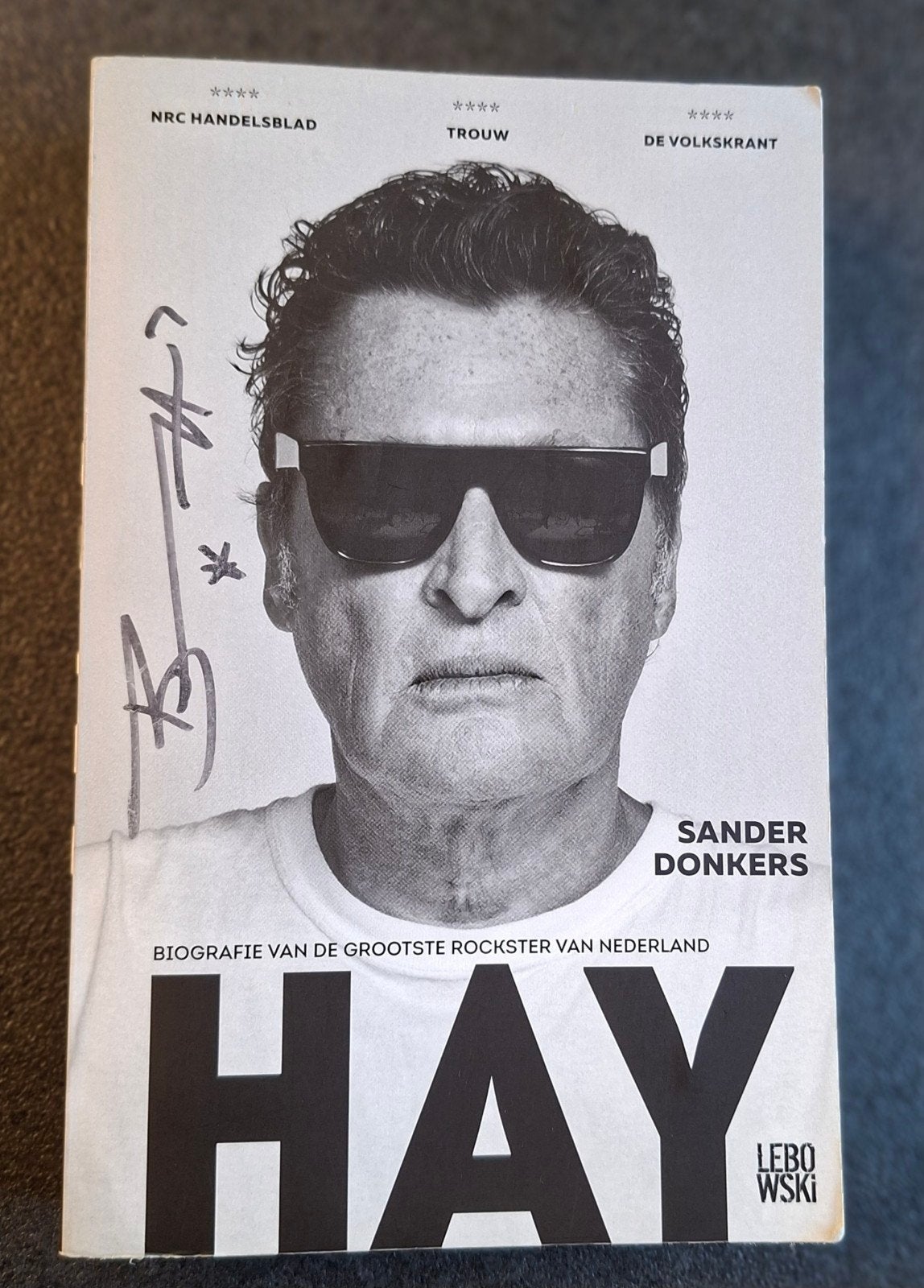 Hay ( Barry) Biografie- Sander Donkers ( gesigneerd door Hay, Ophalen of Verzenden, Zo goed als nieuw