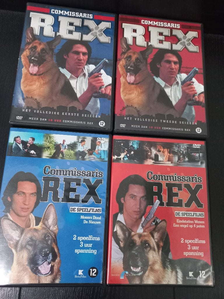Commissaris Rex Seizoen 1+2 (8xDVD BOX) + Speelfilms (2xDVD), Alle leeftijden, Nederlands, Seizoen 1, Duits