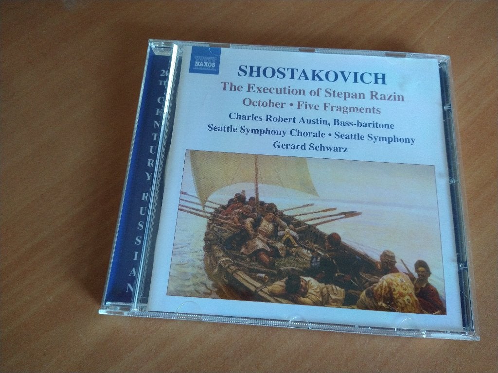 CD Shostakovich. The Execution Of Stepan Razin, Ophalen of Verzenden, Modernisme tot heden, Zo goed als nieuw, Orkest of Ballet