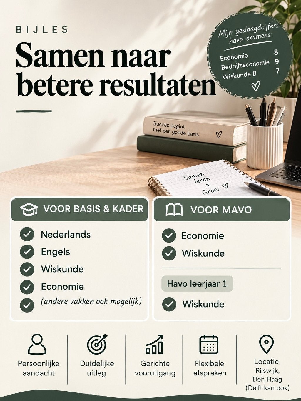 Bijles Wiskunde en andere vakken, Vacatures, Overige vormen, LBO / VMBO, Geschikt als bijbaan, Variabele uren