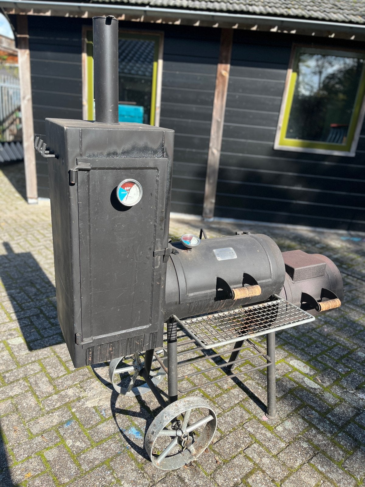 Witkamp Offset Smoker BBQ, Ophalen, Gebruikt