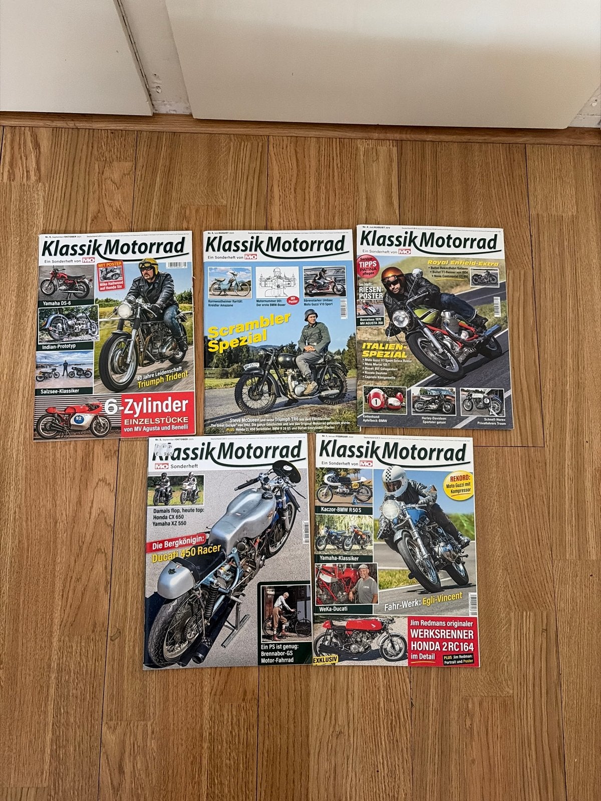 Klassik Motorrad Tijdschriften - 5 Stuks, Ophalen of Verzenden, Gelezen, Algemeen