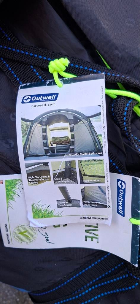 Outwell Corvette 7AC voortent (tent zelf kapot), Ophalen, Gebruikt, Tot en met 5