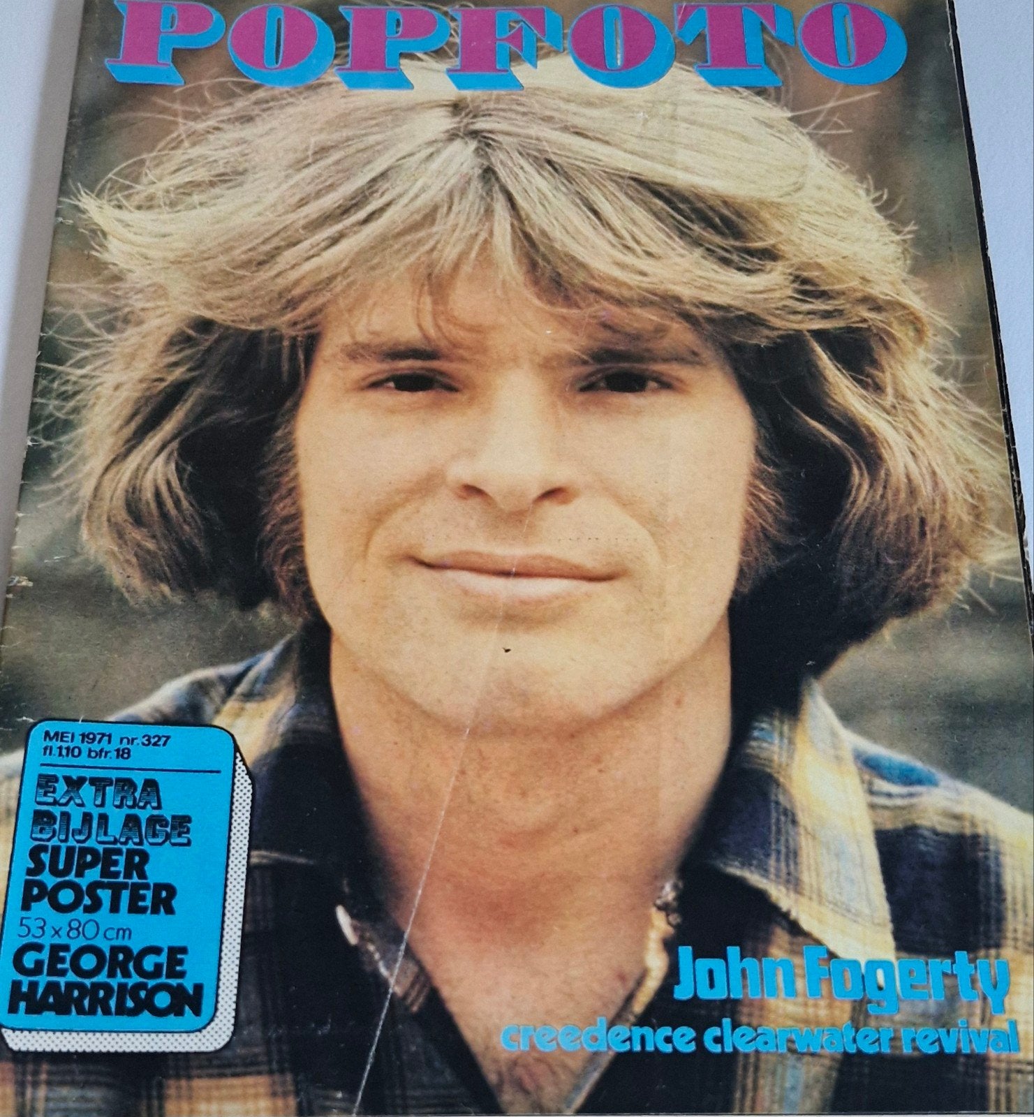 Popfoto i 1971 - John Fogerty,cat stevens-n young - b gibb, Ophalen of Verzenden, Gelezen, Muziek, Film of Tv