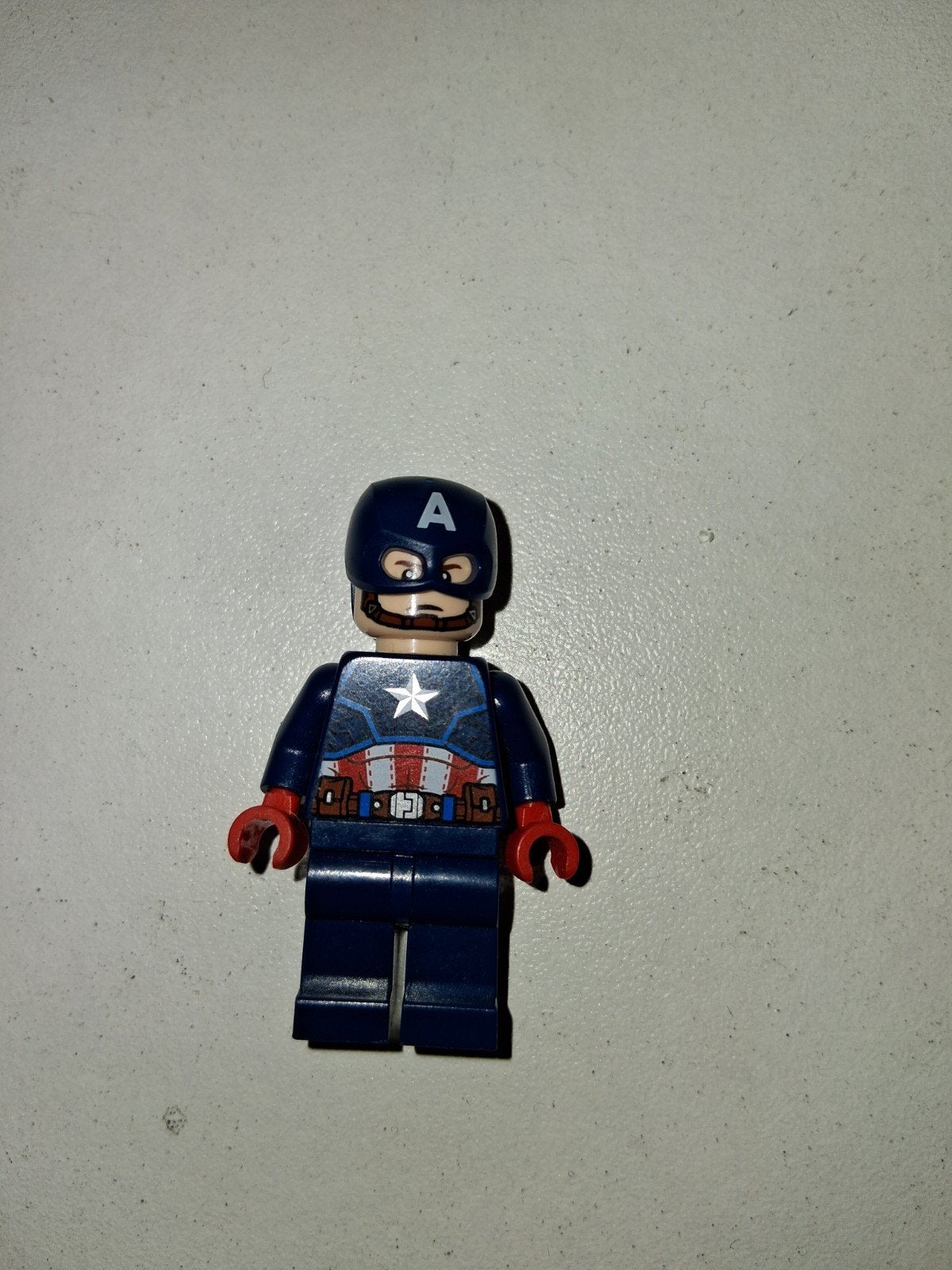 LEGO Captain America Minifiguur (sh0686), Kinderen en Baby's, Ophalen of Verzenden, Zo goed als nieuw
