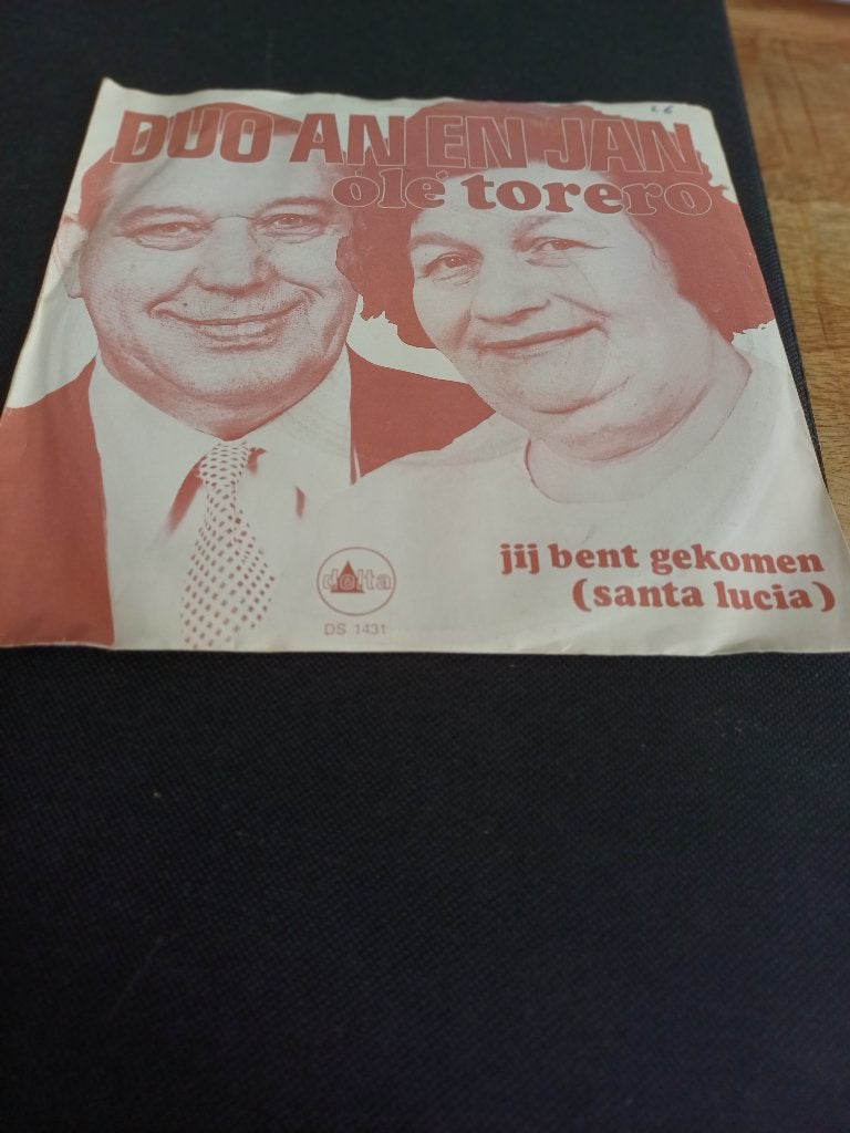 282a Single Duo An en Jan – Ole torero – DS 1431, Gebruikt, 7 inch, Ophalen of Verzenden, Overige typen