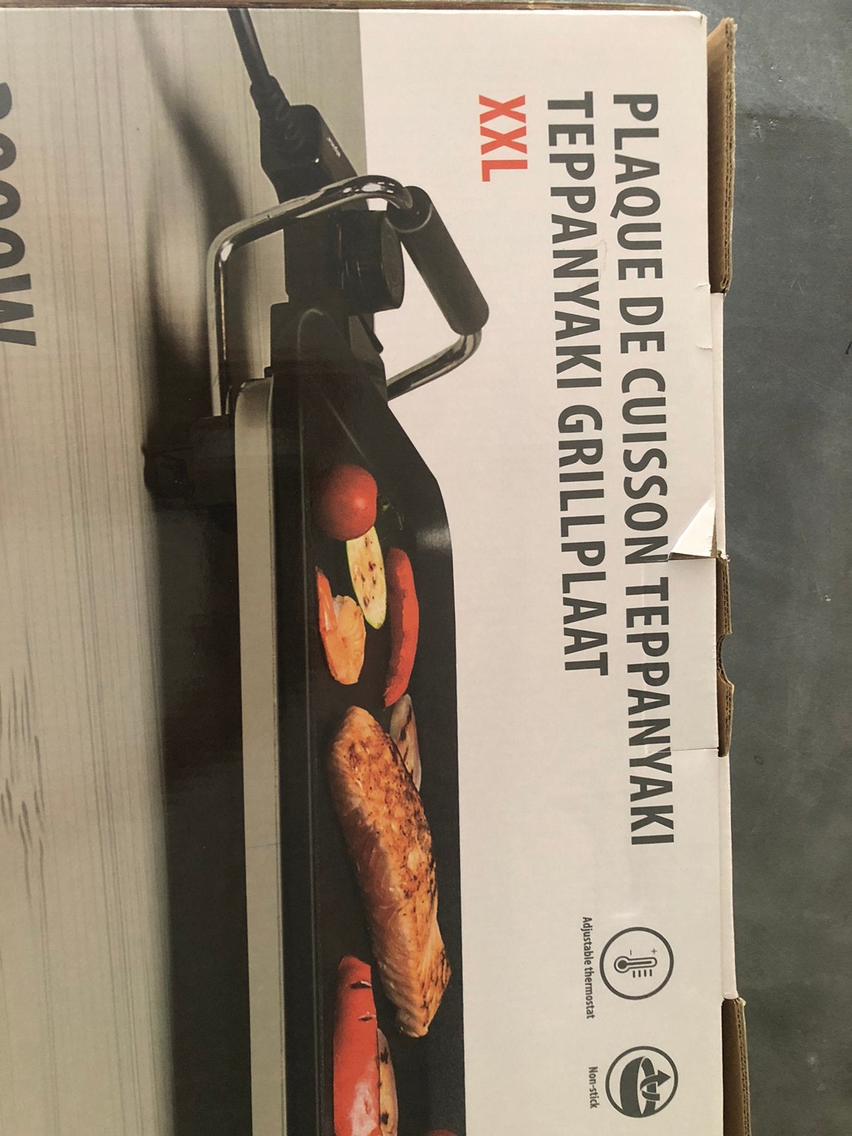 XXL teppanyaki grill gourmet plaat, Ophalen, Zo goed als nieuw