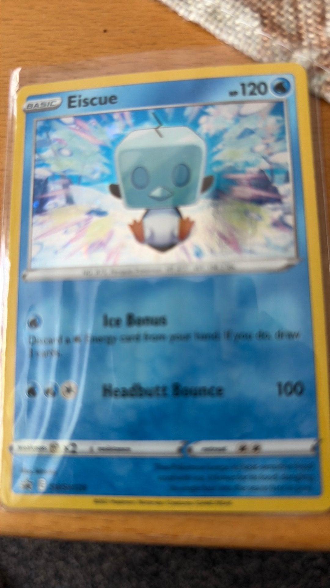 Pokemon Eiscue swsh 128 promo sword &shield 2,50 euro, Ophalen of Verzenden, Zo goed als nieuw