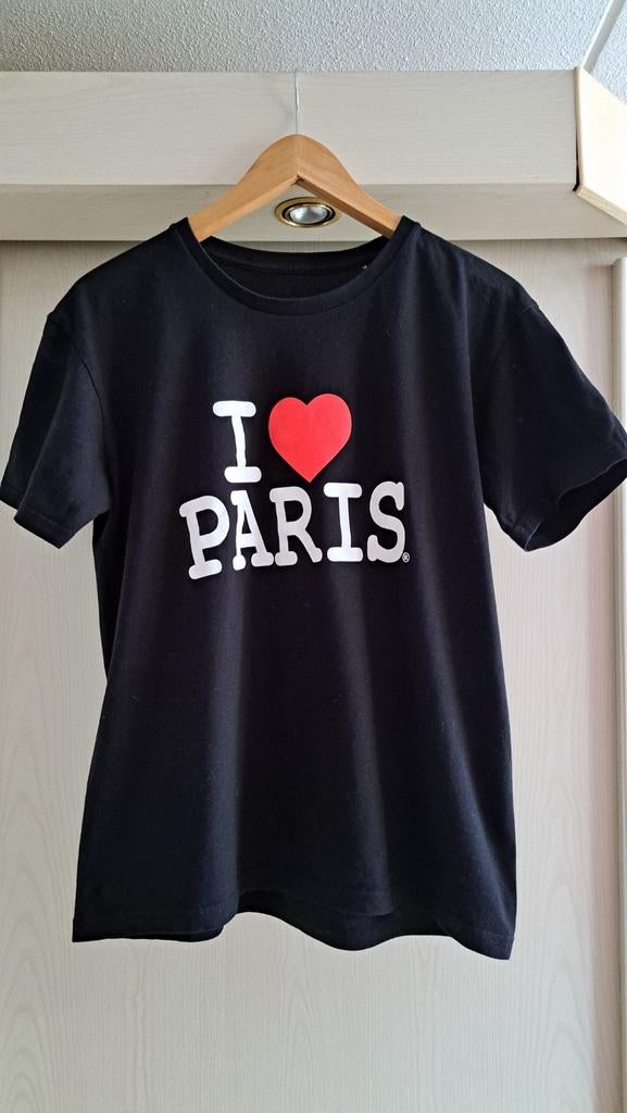 I love Paris T-shirt maat M, Kleding | Dames, Maat 38/40 (M), Zwart, Nieuw, Ophalen of Verzenden