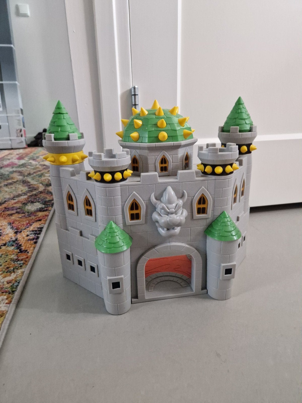 Super Mario Bowser Kasteel Speelset, Ophalen, Zo goed als nieuw, Jongen of Meisje