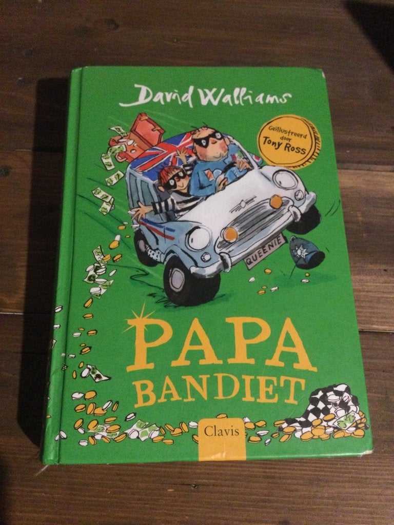 papa bandiet David Walliams, Ophalen of Verzenden, Gelezen, David Walliams, Fictie