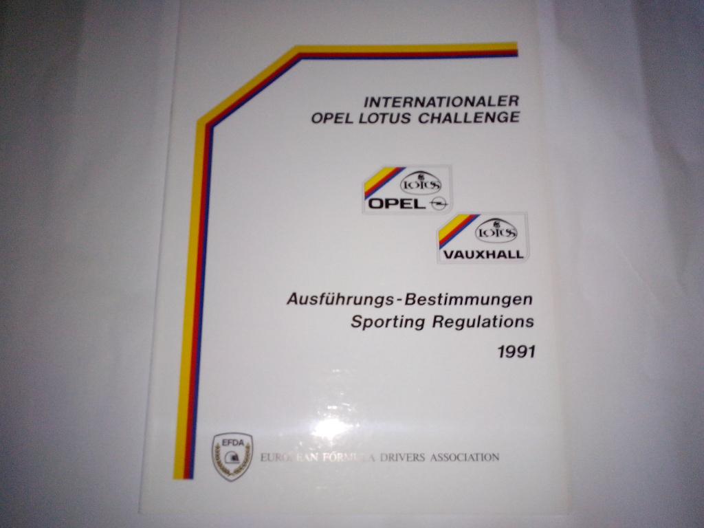 Opel Lotus Vauxhall Challenge brochure folder 1991 DE/Engels, Ophalen of Verzenden, Zo goed als nieuw, Opel
