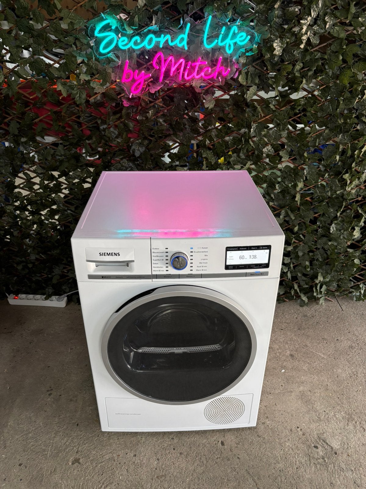 Siemens iQ800 9kg Warmtepompdroger, Ophalen, Overige typen, 8 tot 10 kg, Refurbished