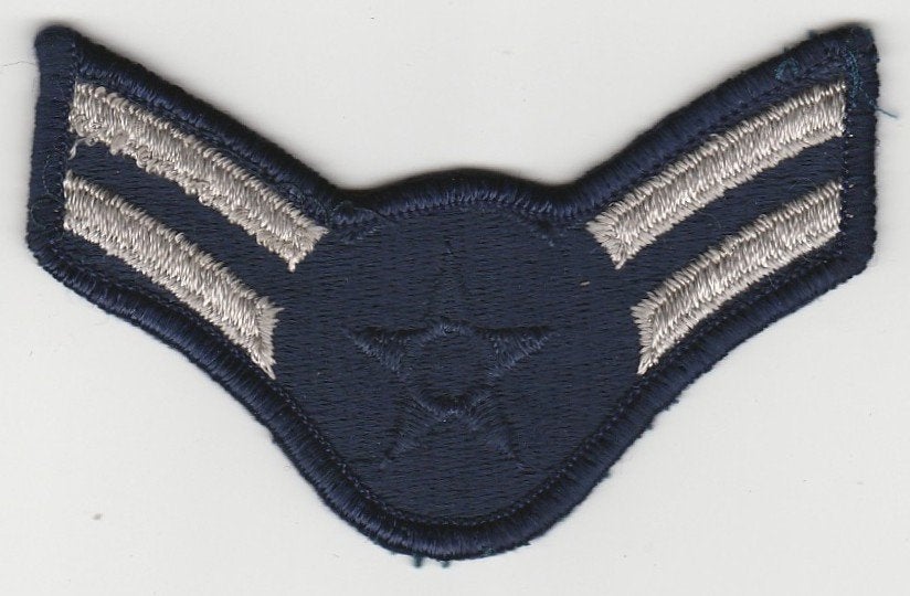 rang US Air Force (USAF) - Airman First Class,, Ophalen of Verzenden, Luchtmacht, Amerika, Embleem of Badge
