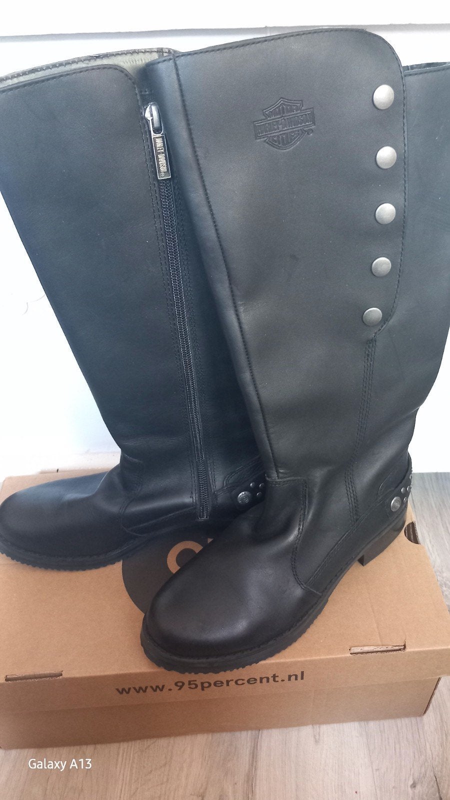 Harley Davidson Laarzen, Hoge laarzen, Zwart, Nieuw, Ophalen of Verzenden