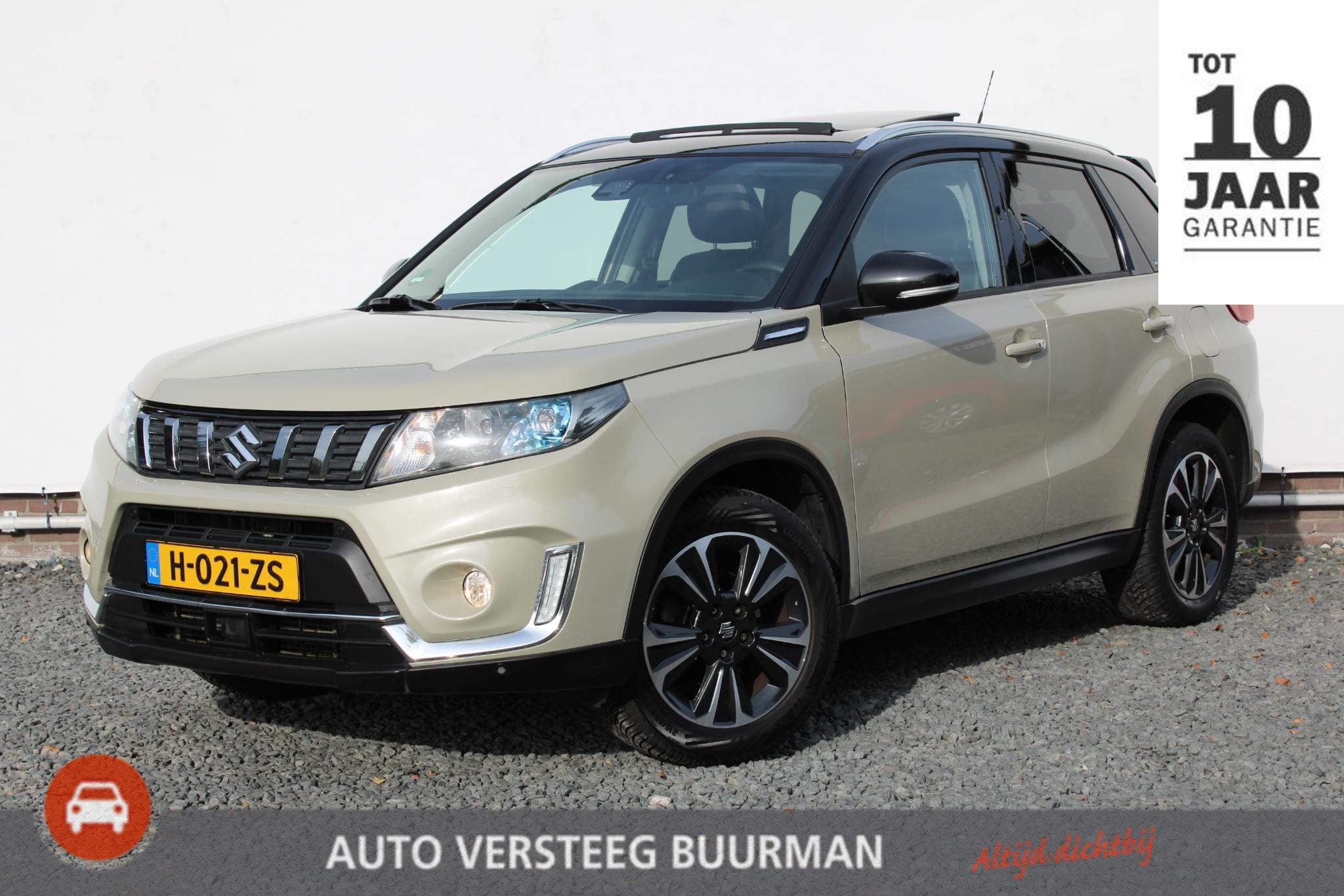 Suzuki Vitara 1.4 Boosterjet Stijl Automaat, Trekhaak, Panor, Auto's, Gebruikt, 4 cilinders, Bruin, 400 kg
