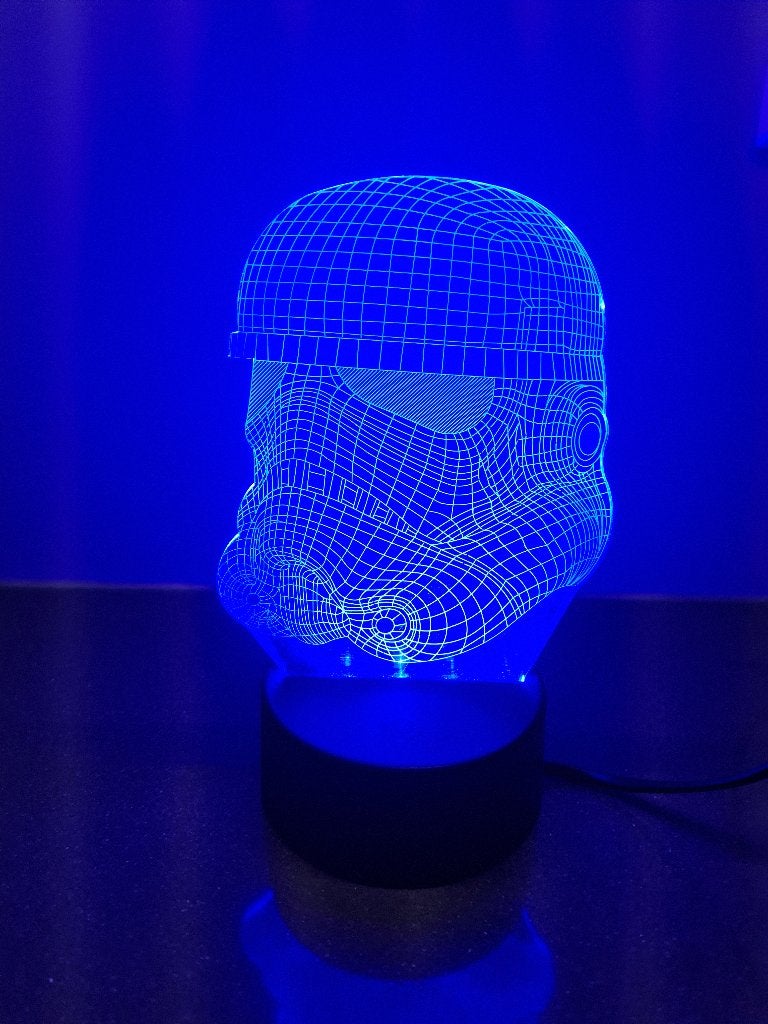 Star Wars lampje, Kunststof, 20 cm, Ophalen of Verzenden, Zo goed als nieuw