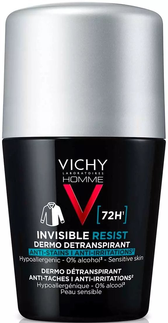 Vichy InvisibleResist 72h Anti-Transpirant Deodorant Roller, Verzenden, Nieuw, Deodorant of Bodyspray